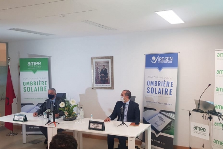 AMEE et IRESEN : Remise de prix du concours pour le design d’ombriennes solaires